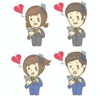 Illustration, woman, man, middle school students, 