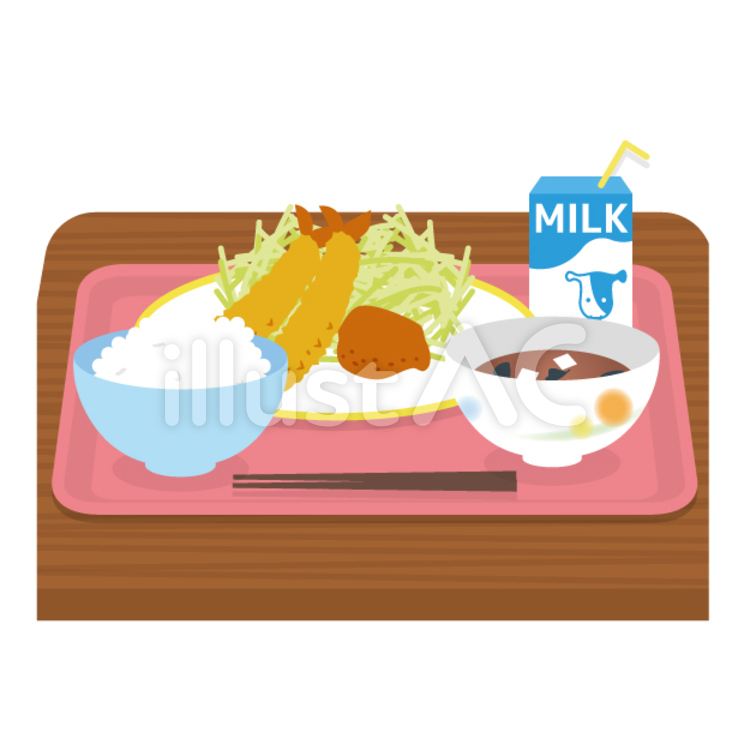 給食 給食,学校,小学校のイラスト素材