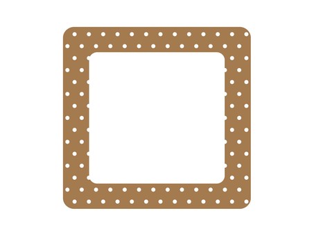 Illustration, frame, square, material, 