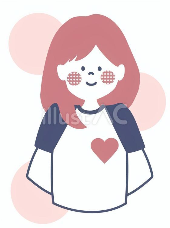 自分の気持ち、心のケア 女性,心,ケアのイラスト素材