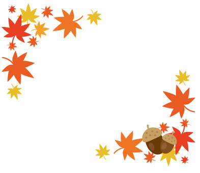 Autumn leaves and acorn frame, autumn, frame, autumn leaves, JPG, PNG and AI