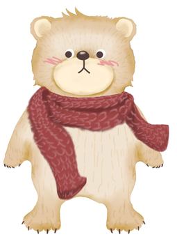 cub with scarf, , JPG, PNG and AI