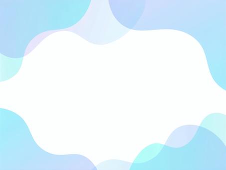透明グラデ流体シェイプ背景 水色 背景,グラデーション,水色,フレーム,流体シェイプ,淡い,青,紫,黄緑,透明感のイラスト素材