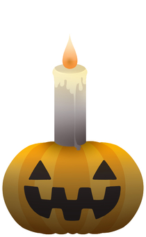 Squash and candles, candle, fire, light, JPG and PNG