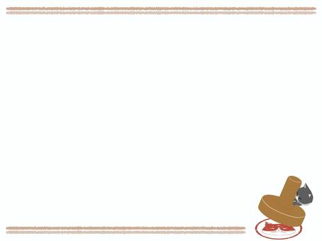 スタンプ_猫 スタンプ,猫,はちわれ,動物,かわいい,スタンプラリー,押す,フレームのイラスト素材