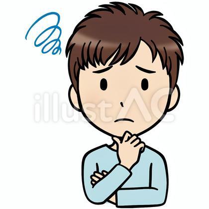悩む男性