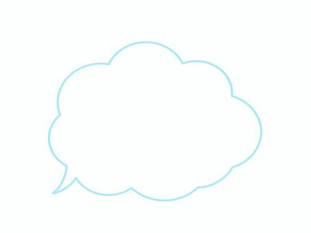 雲型ふきだし 吹き出し,コミック,台詞,雲型,シンプル,手描き,セリフ,マンガ,漫画のイラスト素材