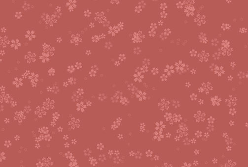 和柄模様（落ち着いた赤）