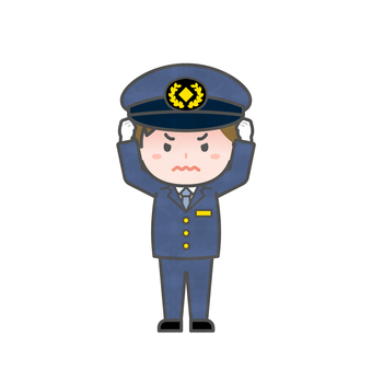 ミニ_単体_運転手の女性27 女性,大人,職業,仕事,運転手,バス,タクシー,ドライバー,乗務員,交通のイラスト素材