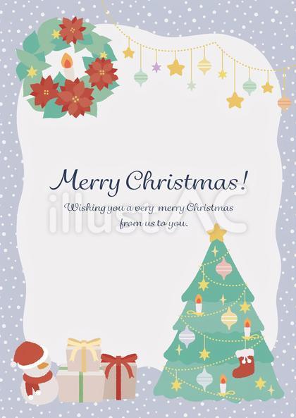 大人かわいいクリスマスフレーム