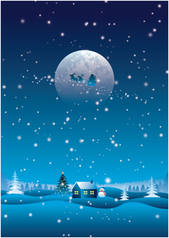 クリスマス背景 クリスマス背景 クリスマス,冬,雪,林,冬季,森林,植物,12月,クリスマスイブ,森のイラスト素材