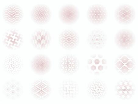 和柄フレーム 和柄,フレーム,和風,お正月,和,模様,背景,紋様,七五三,パターンのイラスト素材