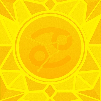 シームレスなモザイク蟹座　ｐ エンボス 蟹座,かに座,星占い,ホロスコープ,占星術,12星座,宇宙,天体,天文,ギリシャ神話のイラスト素材