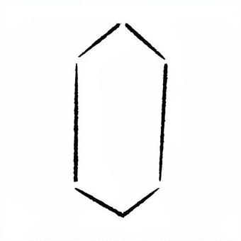 手描きのカクカクの吹き出し73 吹き出し,フレーム,見出し,あしらい,タイトル,カクカク,直線,角,多角,多角形のイラスト素材