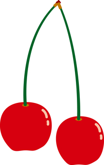 Food series fruit cherries, cherry, fruit, cherry, JPG, PNG and AI