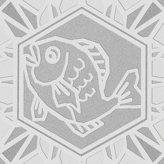 シームレスなモザイク　鯛　o  鯛,めで鯛,縁起物,魚,慶事,和風,伝統,正月,寿,引出物のイラスト素材