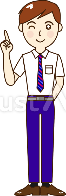 男性会社員ーアドバイス 男性会社員ーアドバイス 男性,会社員,ビジネスのイラスト素材