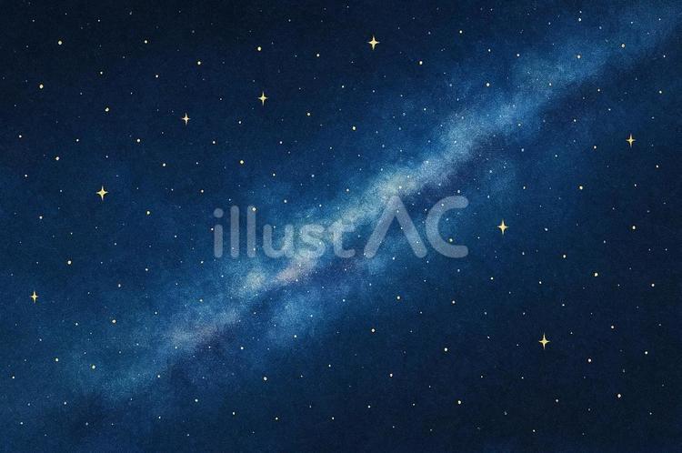 天の川のイメージ 宇宙,星,無数の星のイラスト素材