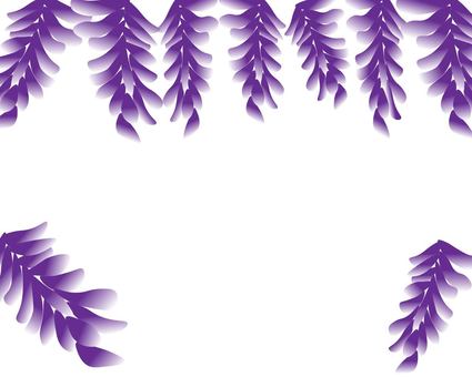 Spring flower wisteria petals up motif illustration, , JPG, PNG and AI