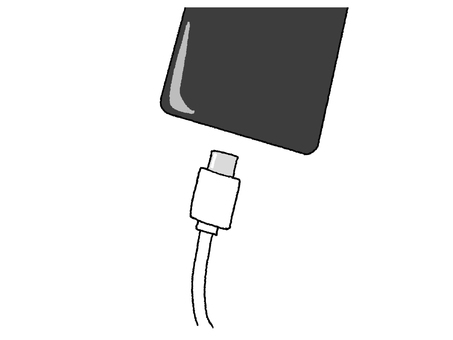 充電 充電,スマートフォン,配線,pop調,手描き,お知らせ用,宣伝用,挿絵,ワンポイント,素材のイラスト素材