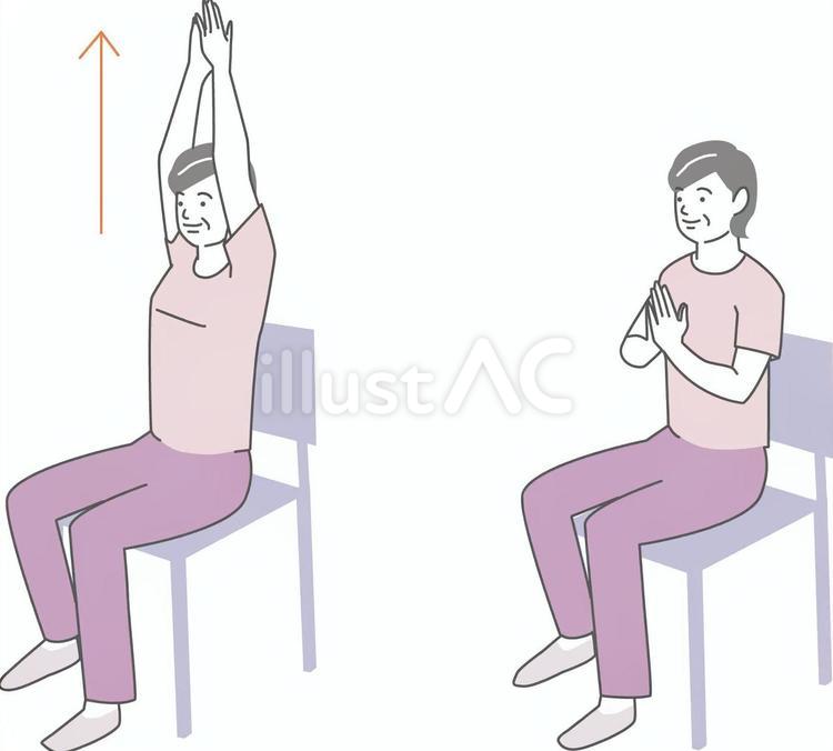骨盤矯正 骨盤矯正,ストレッチ,体操のイラスト素材