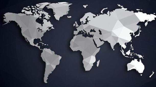 World map and network, , JPG