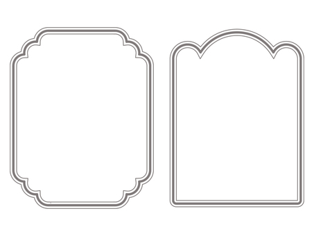 Illustration, Illustration, simple, decoration, frame,