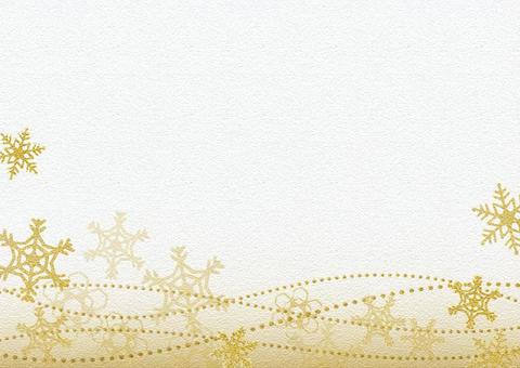 雪の結晶とチェーンの背景 雪の結晶,チェーン,背景,水玉,ライン,冬,ゴールド,豪華,グラデーション,12月のイラスト素材
