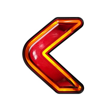 ひらがな文字く ひらがな文字く 文字,ギラギラ,赤色,ひらがな,くのイラスト素材