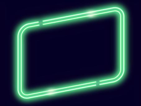 ネオン斜め二重線フレーム背景 緑 ネオン,フレーム,背景,緑,紺,クール,スタイリッシュ,シンプル,斜め,線のイラスト素材