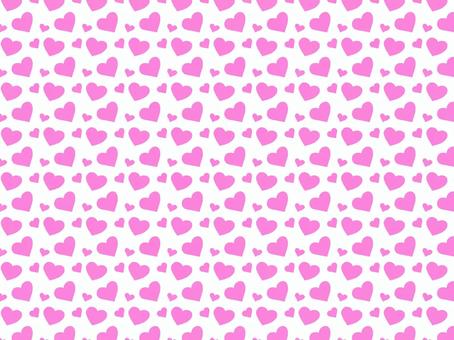 ハートのパターン