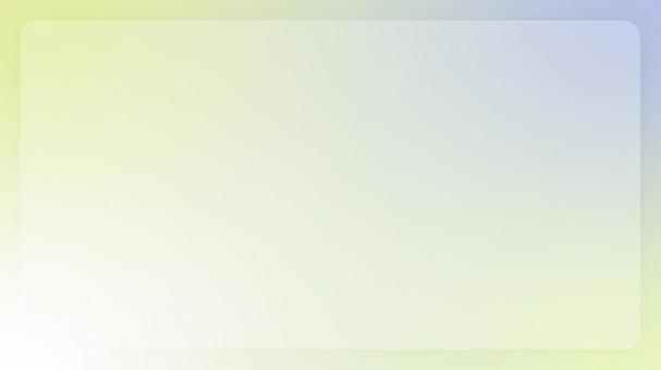 黄と青のやわらかグラデ背景フレーム グラデーション,背景,フレーム,枠,横長,16対9,16:9,角丸,黄色,青のイラスト素材