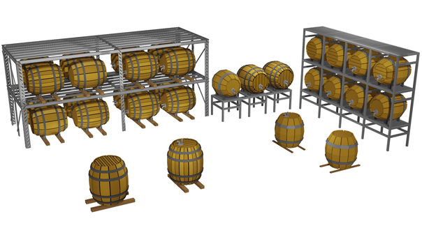酒蔵 酒蔵,酒屋,樽,酒,酒樽,醸造,蒸留,酒造,タンク,桶樽のイラスト素材