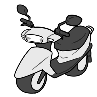 Illustration, bike, scooters, motorbike, 