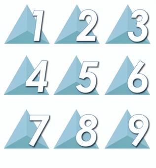 番号・数字アイコン 番号,数字,ナンバリング,アイコン,マーク,1,2,3,4,5のイラスト素材