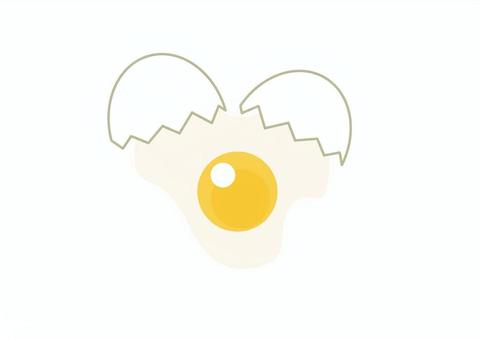 卵 卵,たまご,生卵,食材,食べ物,料理,食品,栄養,食育のイラスト素材