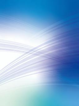 マリンブルーの幻想的なウェーブ背景 背景,抽象的,青,波,曲線,グラデーション,水,海,ウェーブ,ブルーのイラスト素材