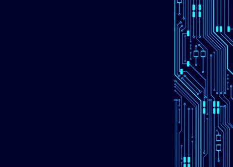 電子回路をイメージした背景１ 電子回路,デジタル,サイバー,シンプル,背景のイラスト素材