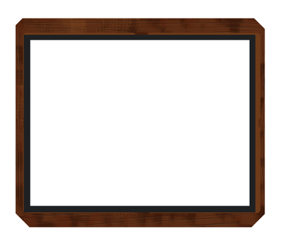 木枠・枠・フレーム 木枠,木材,フレーム,枠,額縁,渋い,フチ,縁,木製,アンティークのイラスト素材