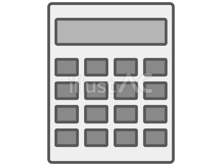 計算機のアイコン 電卓,計算機,計算のイラスト素材