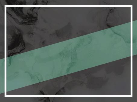 緑・マーブルテクスチャと斜め帯のフレーム 背景,フレーム,テクスチャ,マーブル,大理石,抽象,帯,緑,ストライプ,斜めのイラスト素材