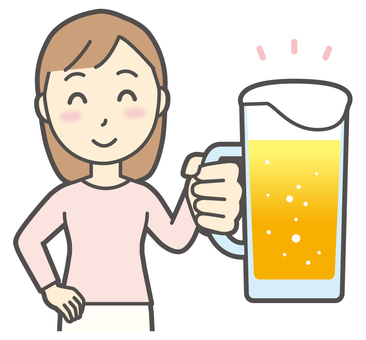  ロングヘア女性-447-バスト