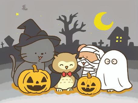 ハロウィン　イラスト