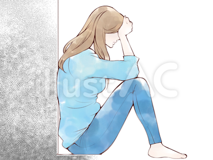 落ち込む女性
