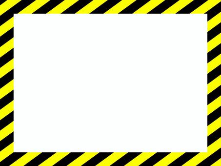 危険警告フレーム62 危険,警告,フレーム,注意,ハザード,コーション,枠,危険警告,飾り枠,災害のイラスト素材