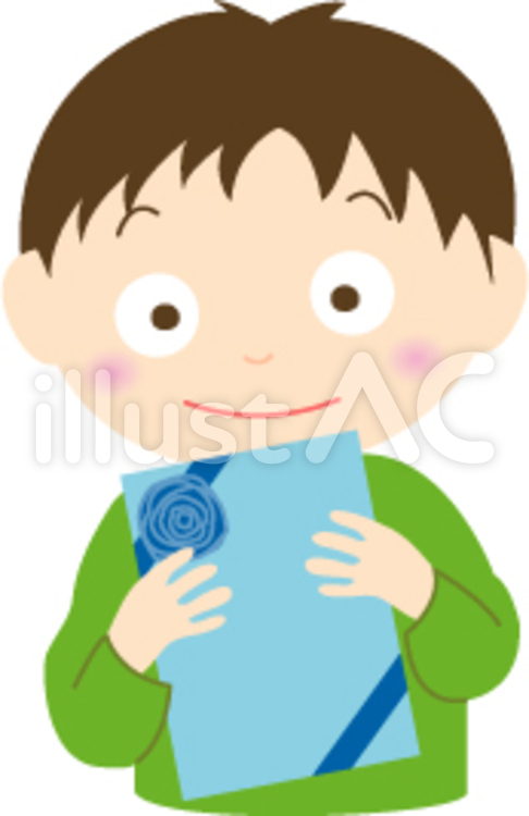 父の日　子供の顔 父の日,子供,男の子のイラスト素材