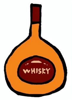 Illustration, uísque, álcool, vinho, 