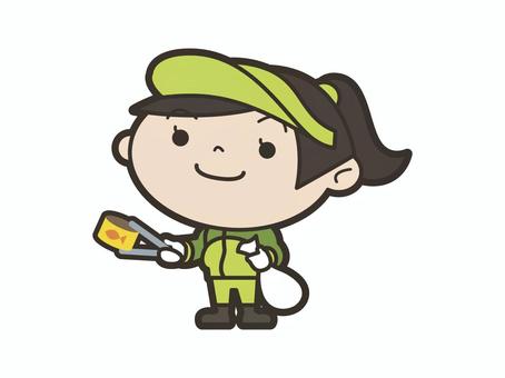 ゴミ拾いボランティア ゴミ拾いボランティア 清掃,地域清掃,清掃ボランティア,ゴミ拾い,拾う,エコ,自然環境,環境保全,クリーン,緑のイラスト素材