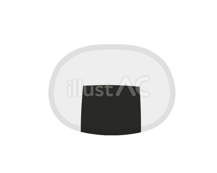 おむすび　俵型 おむすび,おにぎり,俵型のイラスト素材
