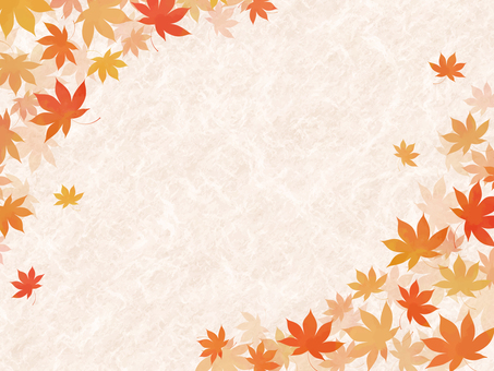 和紙背景の綺麗な紅葉のフレーム素材 7 和紙背景の綺麗な紅葉のフレーム素材 7 秋,背景,紅葉,フレーム,水彩,和紙,和風,秋背景,秋フレーム,手描きのイラスト素材